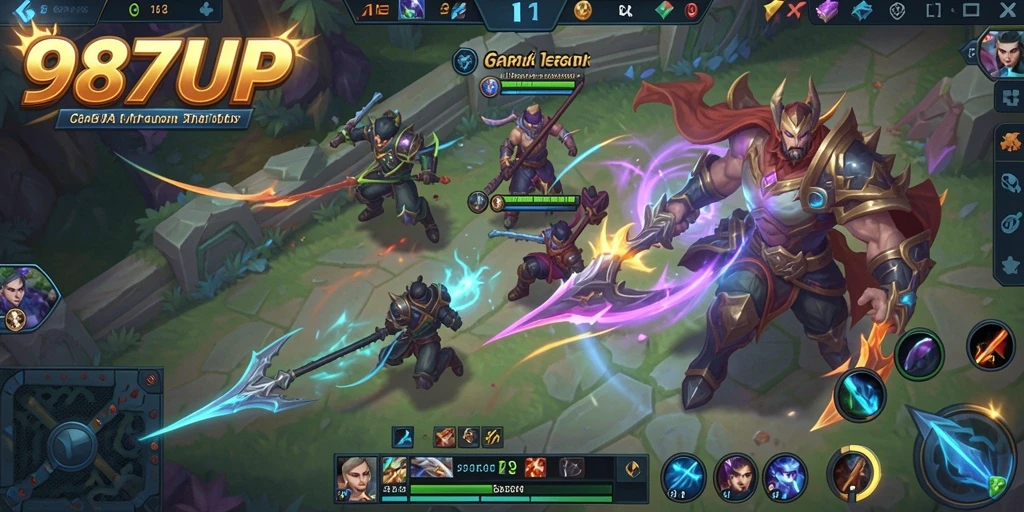Tampilan gameplay 987UP yang seru dan penuh aksi.