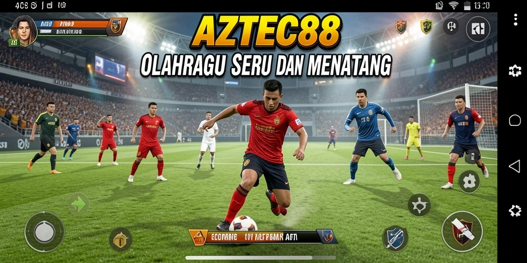 Tampilan gameplay seru dan menantang di AZTEC88.