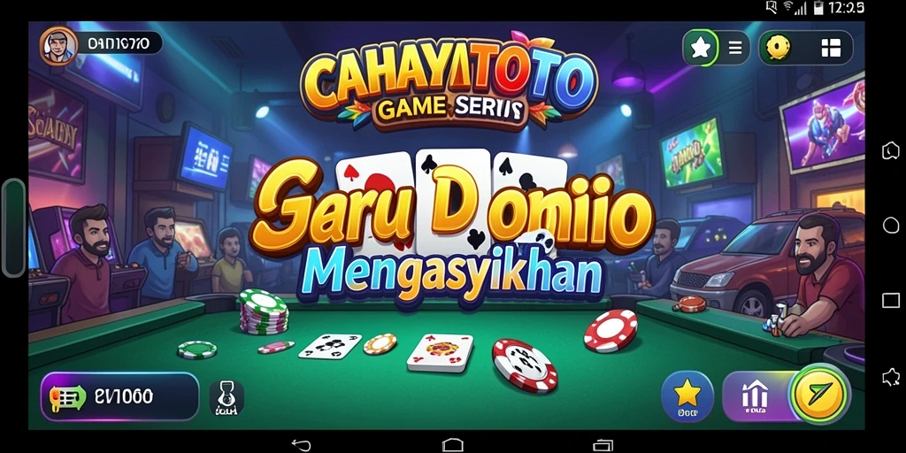 Tampilan screenshot gameplay CAHAYATOTO menampilkan aksi seru bermain Domino.