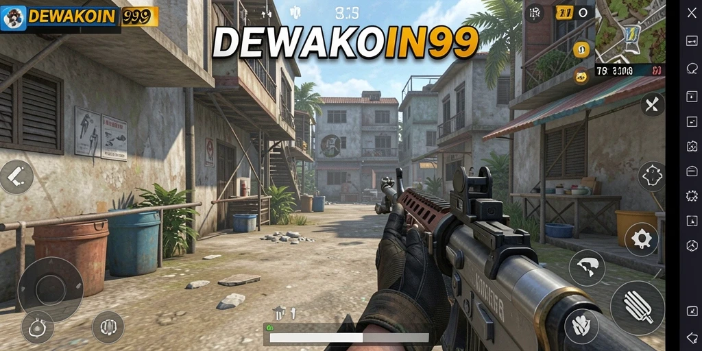 Screenshot gameplay DEWAKOIN99 yang mendebarkan dan penuh aksi.