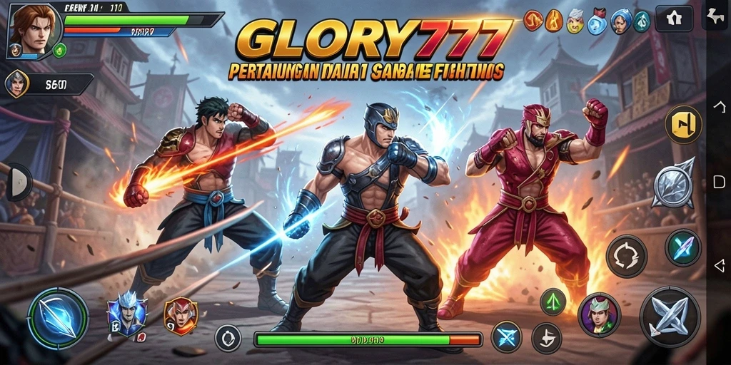 Gameplay menegangkan dalam GLORY777 dengan pertarungan epik.