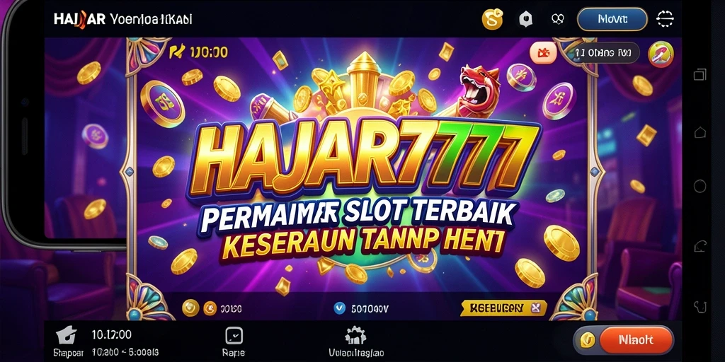 Tampilan permainan Slot HAJAR777 yang menarik dan penuh warna.