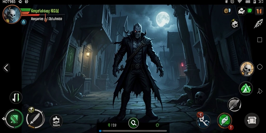 Screenshot HOT985 menampilkan gameplay yang menakutkan dengan suasana mencekam.
