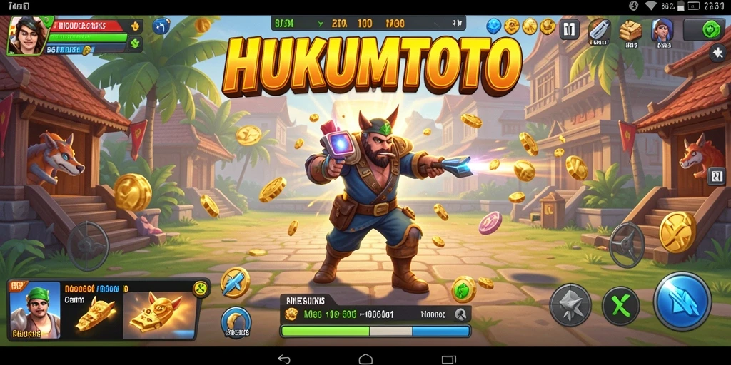 Tampilan gameplay menarik dari HUKUMTOTO yang mendebarkan.