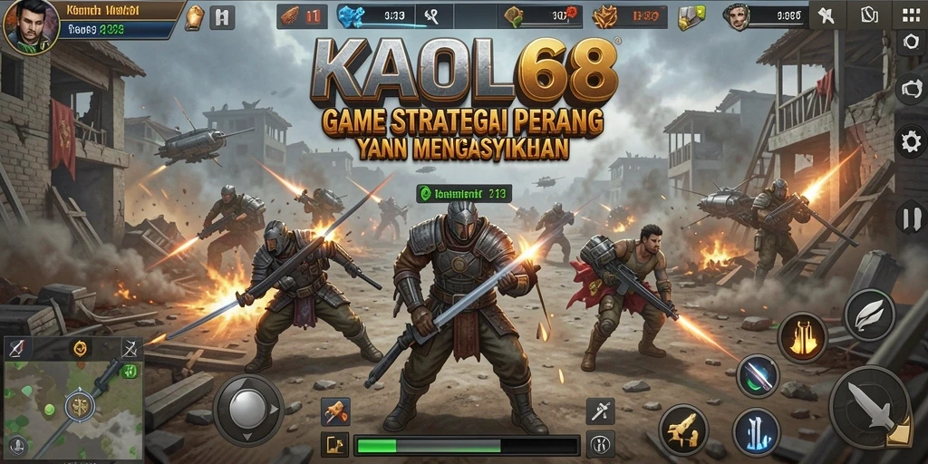 Tampilan gameplay yang intens dan strategis dari KAOL68.