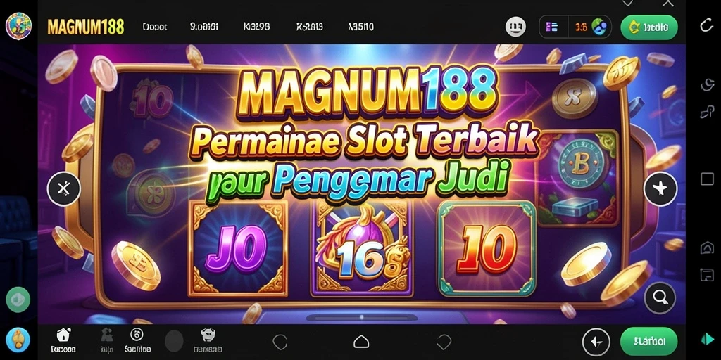 Tampilan gameplay MAGNUM188 slot yang mengasyikkan dan penuh warna.