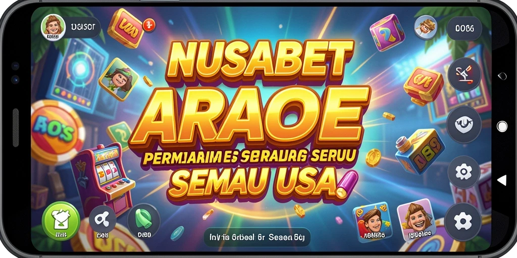 Tampilan gameplay seru dalam NUSABET dengan berbagai rintangan.