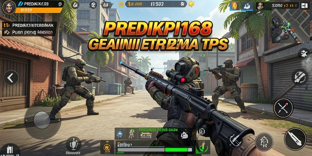 Screenshot PREDIKSI168 menampilkan aksi seru dalam game TPS.