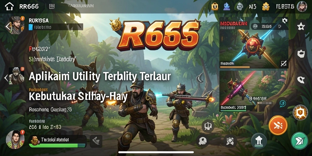 Screenshot RR666 menunjukkan fungsi pengingat dan manajemen tugas yang intuitif.
