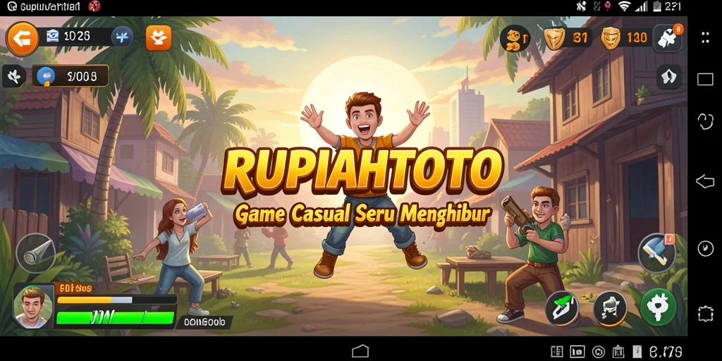 Tampilan gameplay seru dan menghibur dari RUPIAHTOTO.