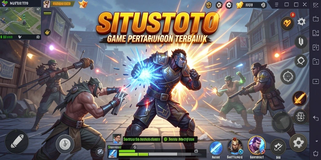 Tampilan grafis menarik dari gameplay Battle Royale di SITUSTOTO.
