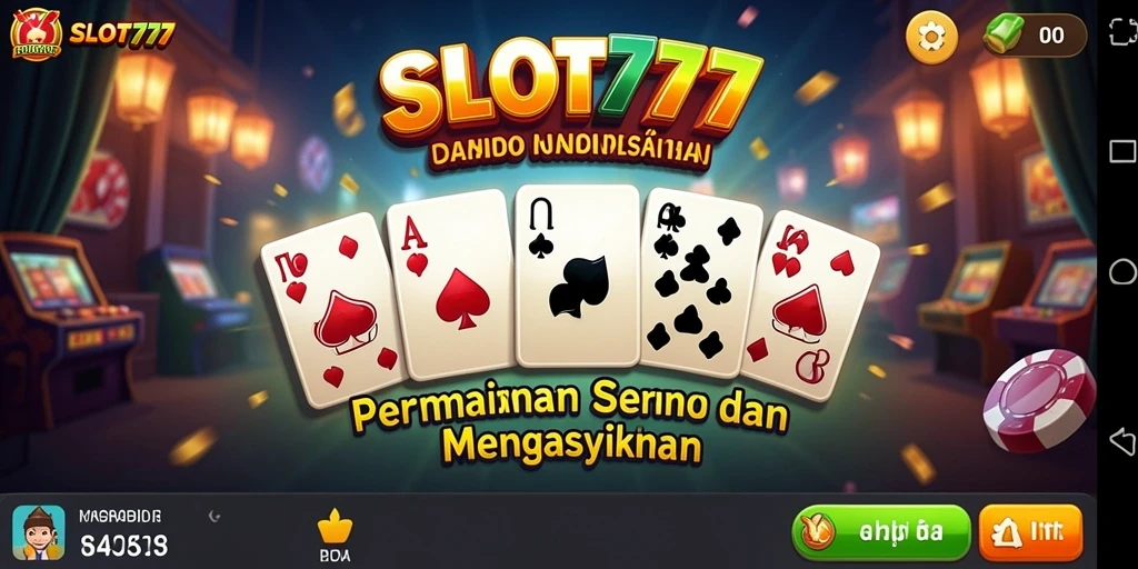 Tampilan screenshot SLOT777 yang menunjukkan gameplay seru domino.