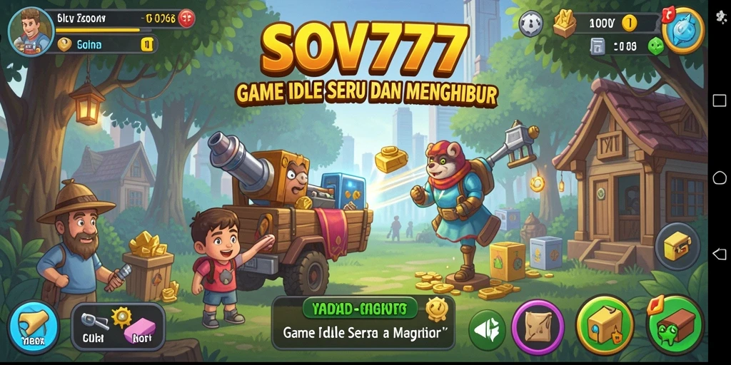 Tampilan gameplay <strong>SOV777</strong> yang menampilkan aksi seru di dunia Idle.