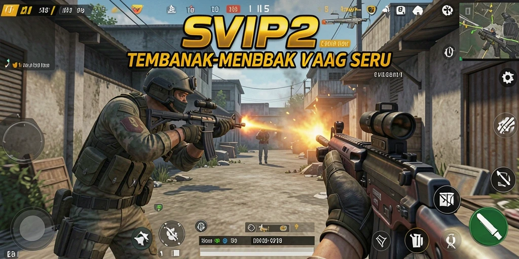 Tampilan gameplay SVIP2 yang seru dan mendebarkan.