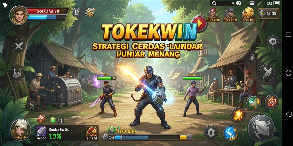 Tampilan gameplay TOKEKWIN yang penuh strategi dan intrik.
