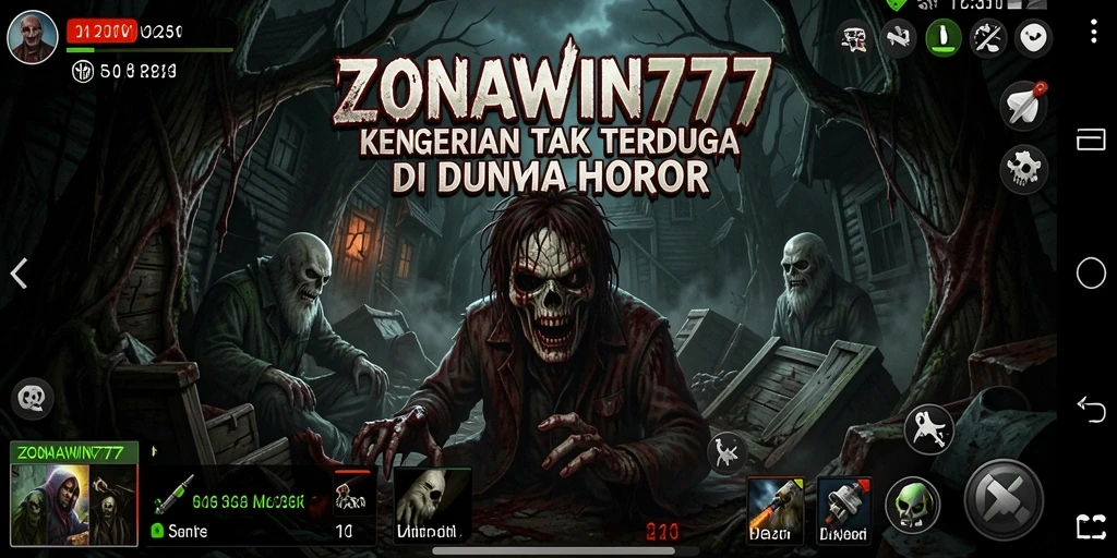 Gameplay ZONAWIN777 yang menyeramkan dan menegangkan.