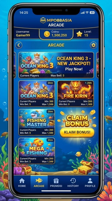 Screenshot aplikasi mpo88asia saat menampilkan berbagai kategori aplikasi.